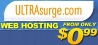 UltraSurge Web Hosting from $0.99